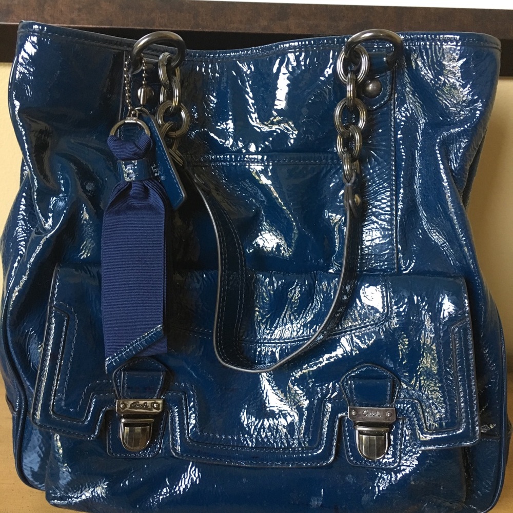 Coach tote - cobalt blue